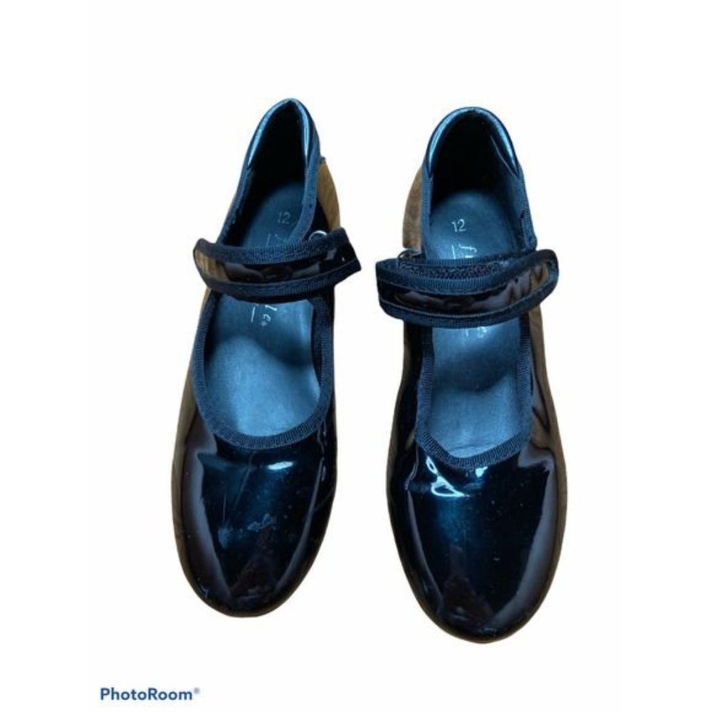 Freestyle Black Tap Dance Shoes Size 12